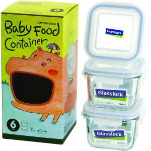 Microwavable Glasslock babby Food Container